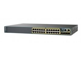 Cisco Catalyst 2960-X 24 GigE PoE 110W, 2xSFP + 2x1GBT, LAN Base, WS-C2960X-24PSQ-L